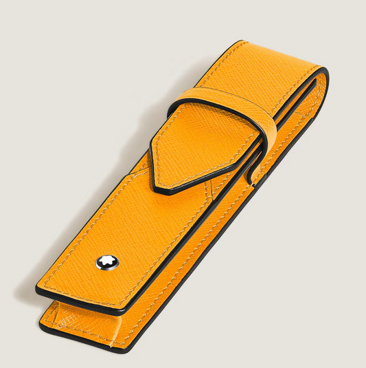 MONTBLANC ENVELOPE 1-PEN POUCH IN SAFFRON