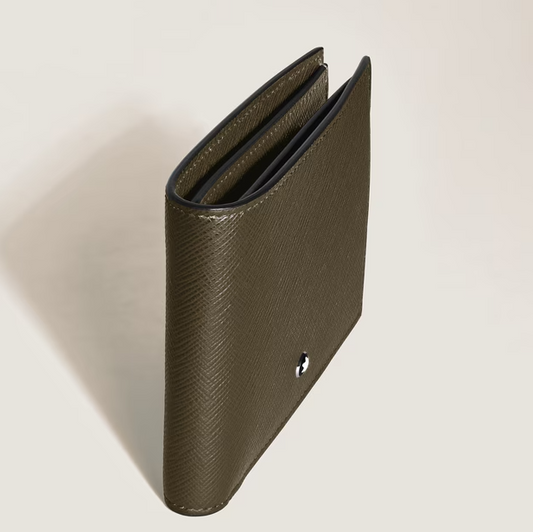 MONTBLANC WALLET 6CC IN KHAKI SARTORIAL LEATHER