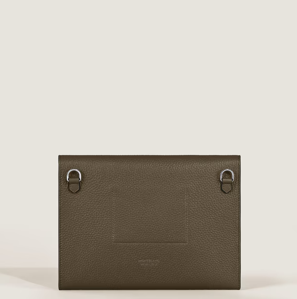 MONTBLANC ENVELOPE MEDIUM NOTEBOOK HOLDER IN KHAKI