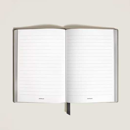 MONTBLANC MEDIUM NOTEBOOK IN KHAKI SARTORIAL LEATHER, LINED PAGES