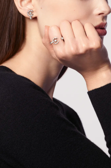 CHANEL COCO RING, QUILTED MOTIF