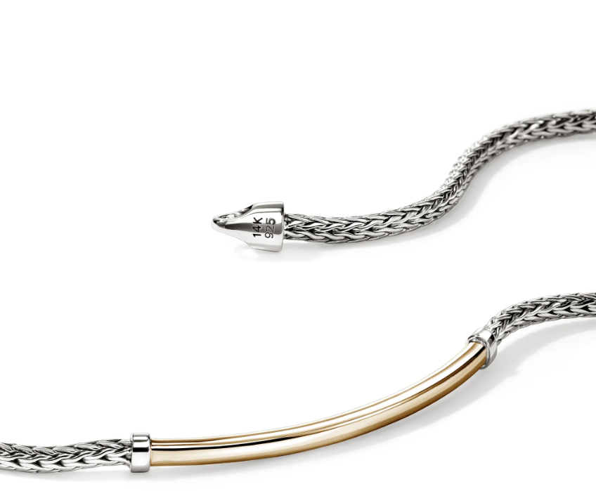 JH Essential Bracelet, Gold, Sterling Silver, 2.5MM
