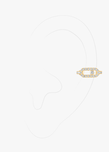 MESSIKA MOVE UNO PAVE CLIP EARRING