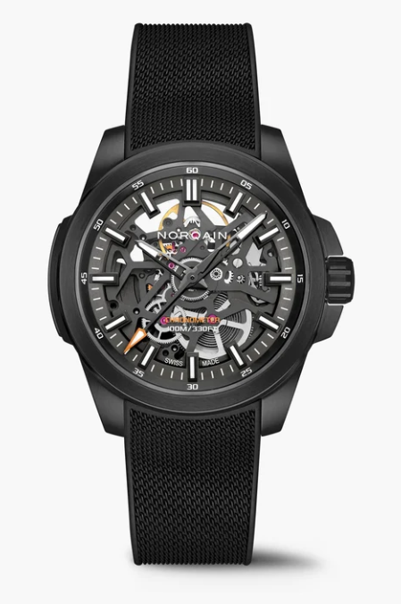40MM DLC INDEPENDENCE SKELETON BLACK