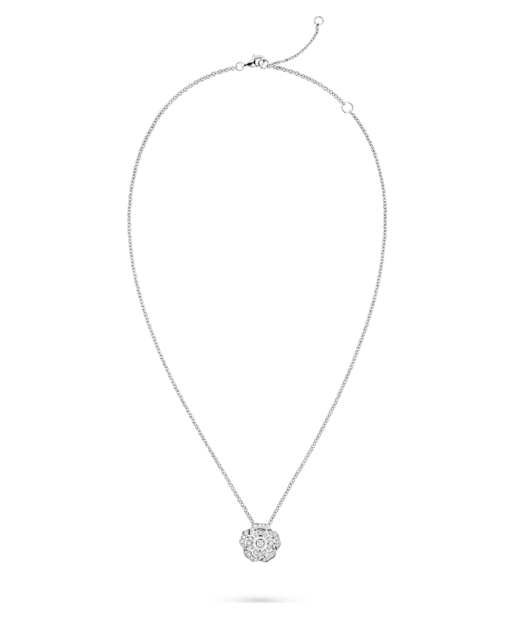 CHANEL 18KW BOUTON DE CAMÉLIA NECKLACE