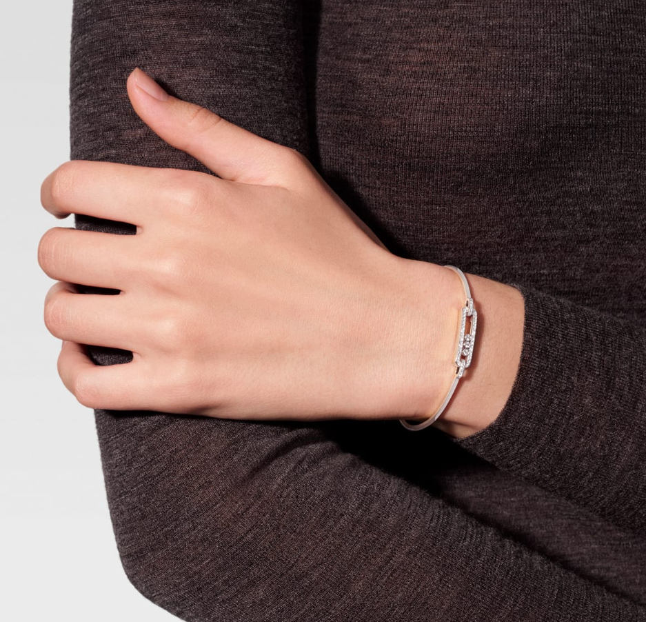 MESSIKA 18KW MOVE CLASSIQUE BANGLE, SMALL MODEL
