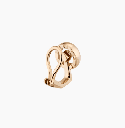 CHANEL COCO SINGLE EARRING CLIP QUILTED MOTIF