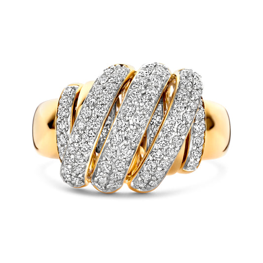 TIRISI 18KY DIAMOND FASHION RING