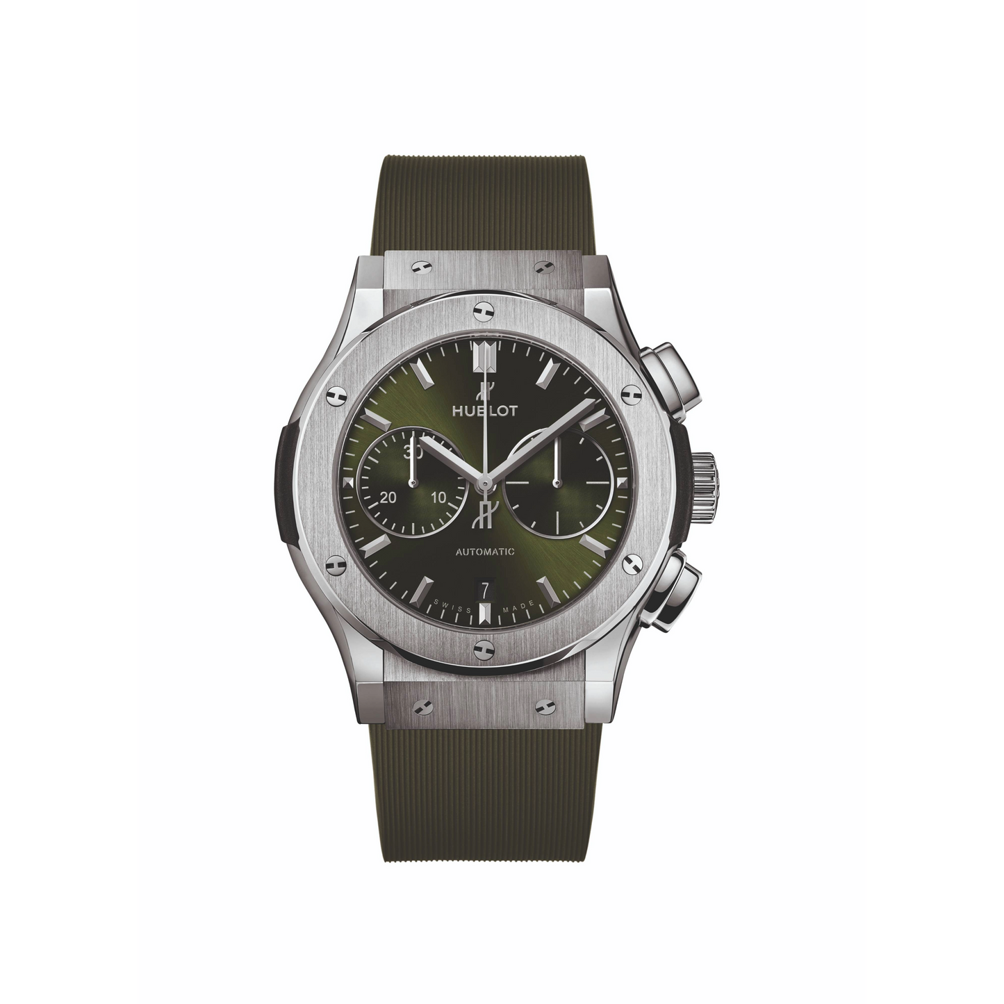 45MM CLASSIC FUSION CHRONOGRAPH TITANIUM GREEN