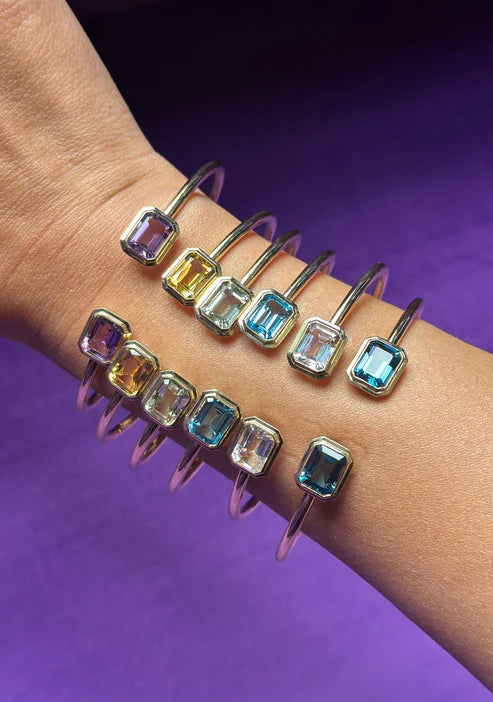 GOSHWARA 18KY OPEN EDGE BRACELET