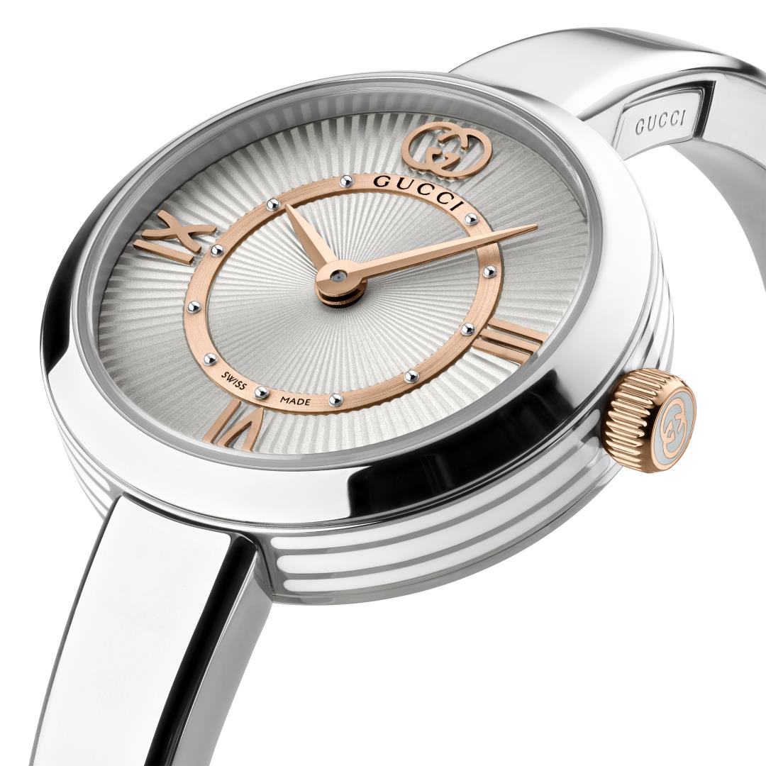 SS GUCCI MODEL 2000 BANGLE WATCH