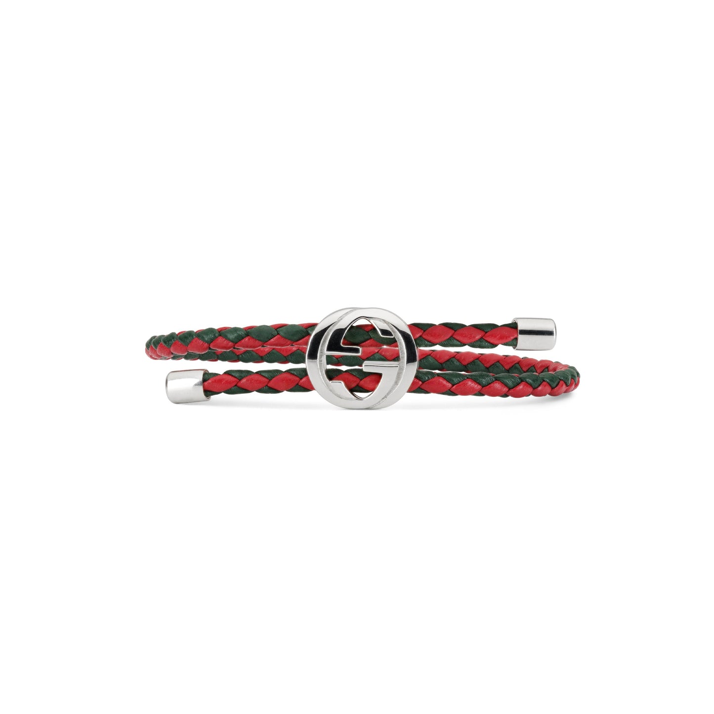 SS GUCCI WEB RED AND GREEN BRACELET