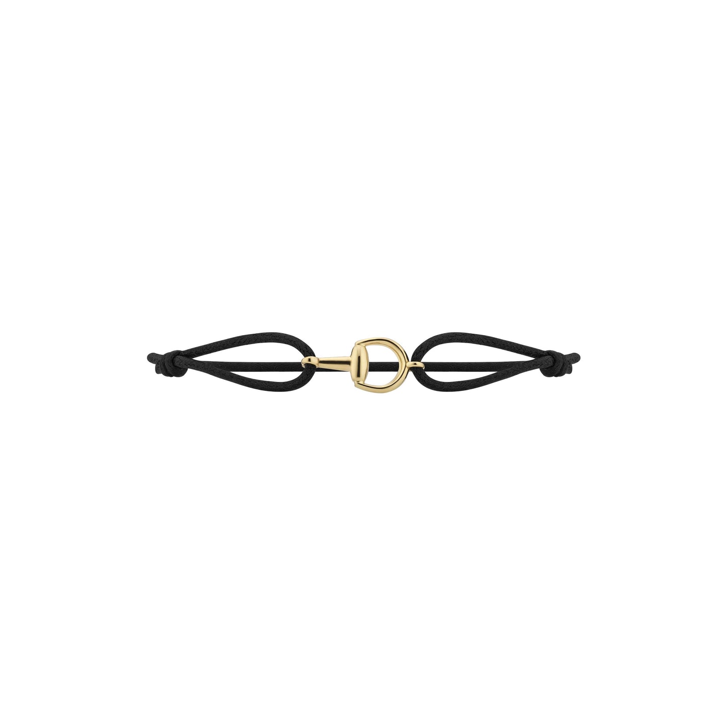 18KY HORSEBIT CORD BRACELET