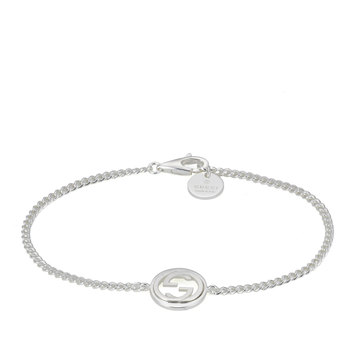 SS GUCCI INTERLOCKING BRACELET