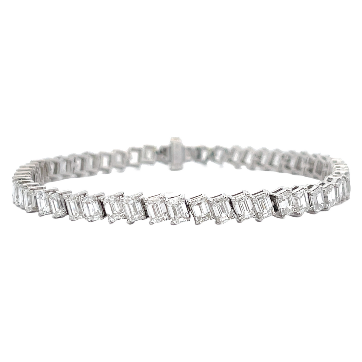 14KW EM CUT DIA 11.08CT BRACELET