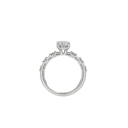 18KW ROUND DIAMOND SEMI MOUNT FOR 1.50 ROUND