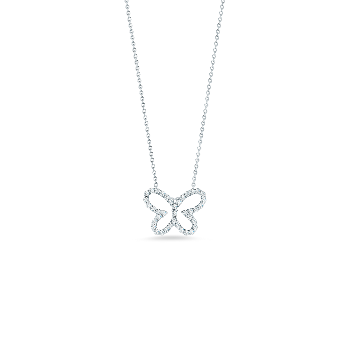 18KW DIAMOND BUTTERFLY PENDANT