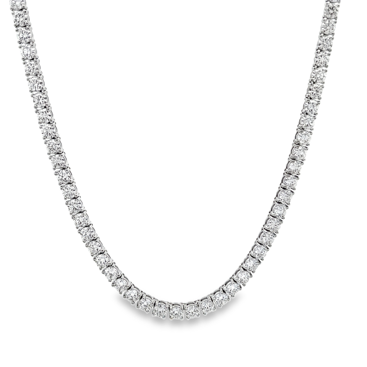 18KWDIAMOND TENNIS NECKLACE