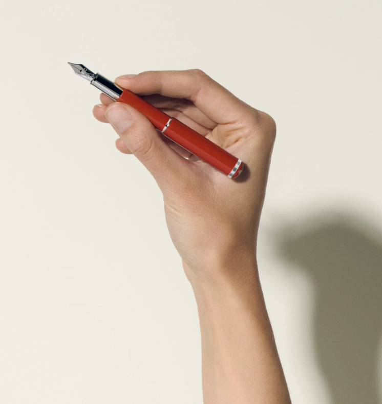 MB HERITAGE ROUGE ET NOIR BABY SPECIAL EDITION CORAL FOUNTAIN PEN