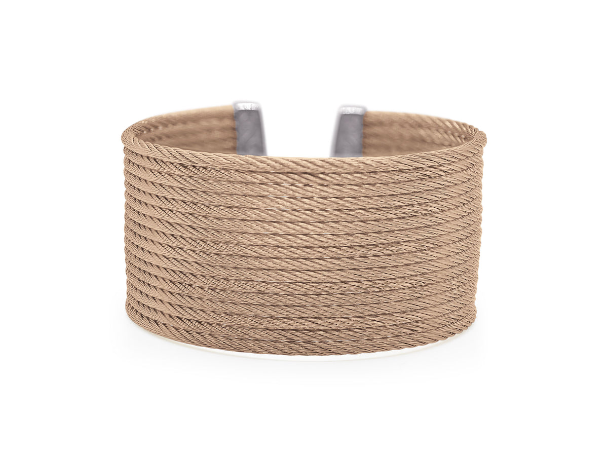 WIDE ROSE CABLE CUFF SZ 5.75