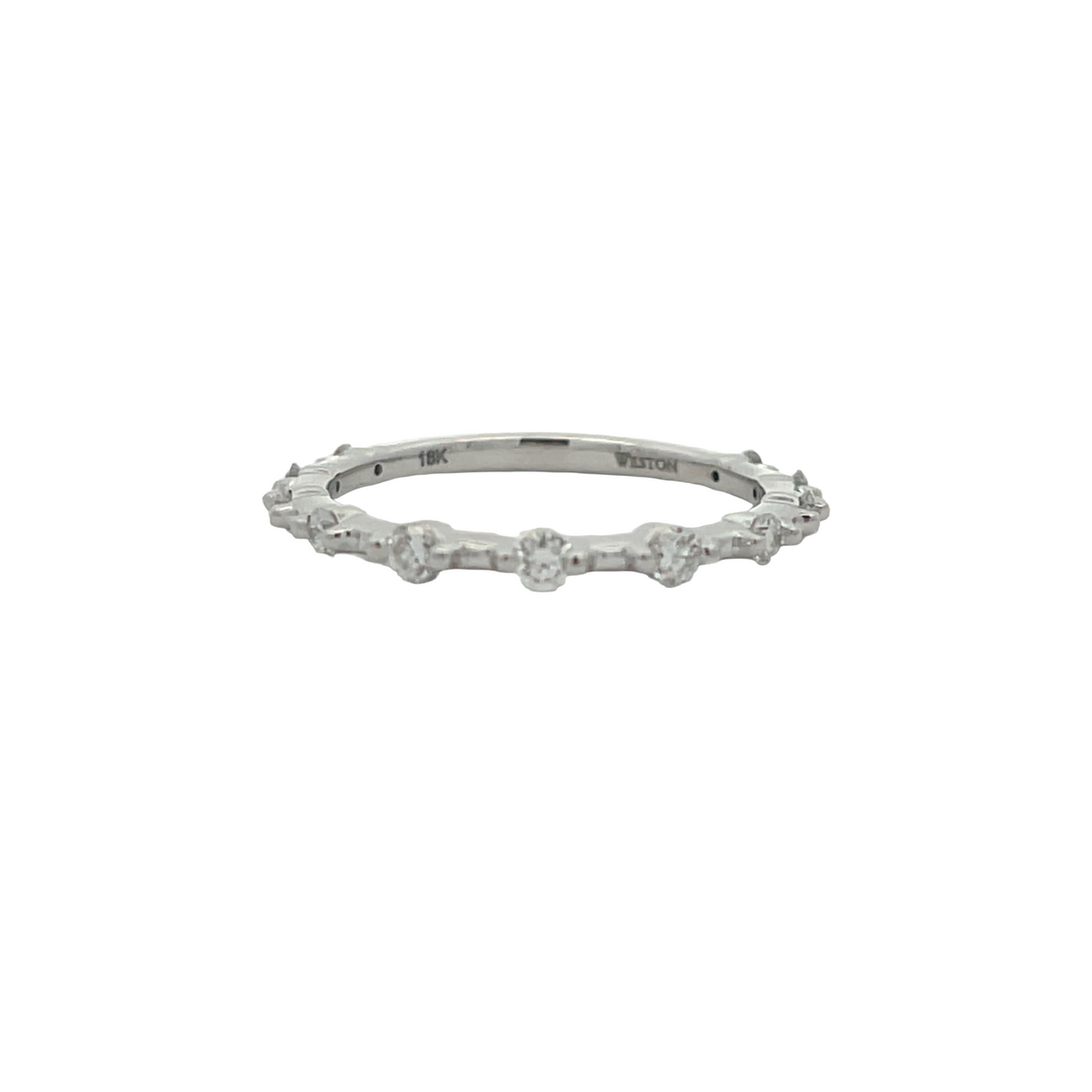 18KW DIAMOND .32CT WEB BAND