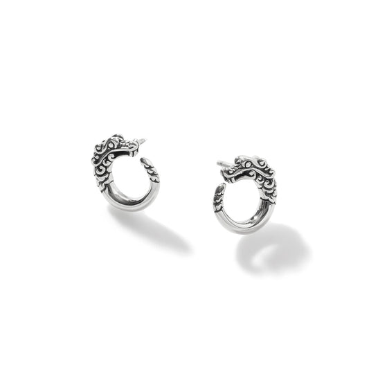 Naga Stud Earring, Sterling Silver