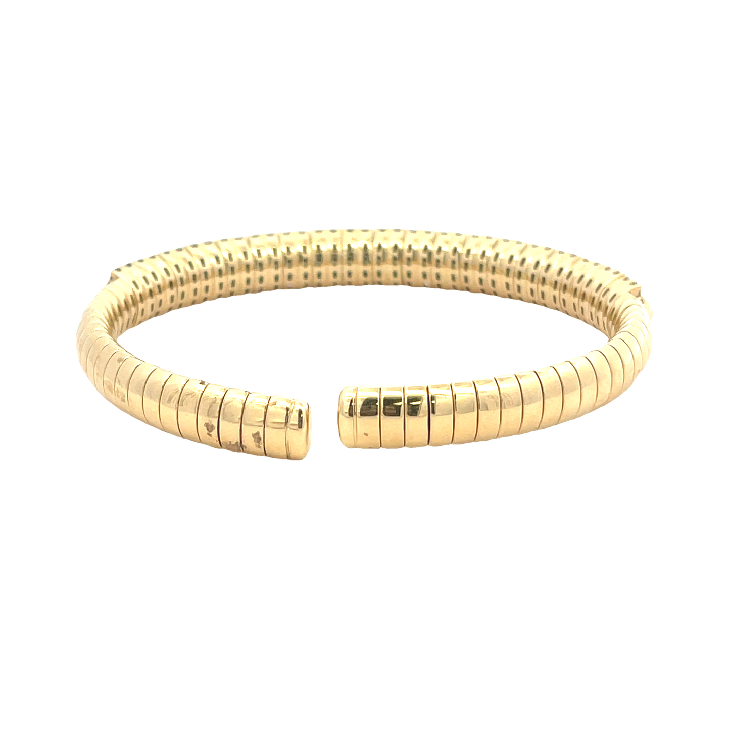 18KY BEADED DIAMOND FASHION CUFF