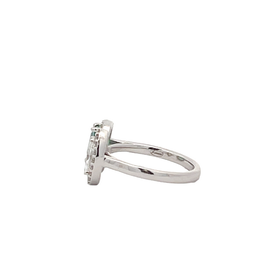 18KW BYPASS EM 1.16CT MQ DIA .45CT DIA .36CT RING