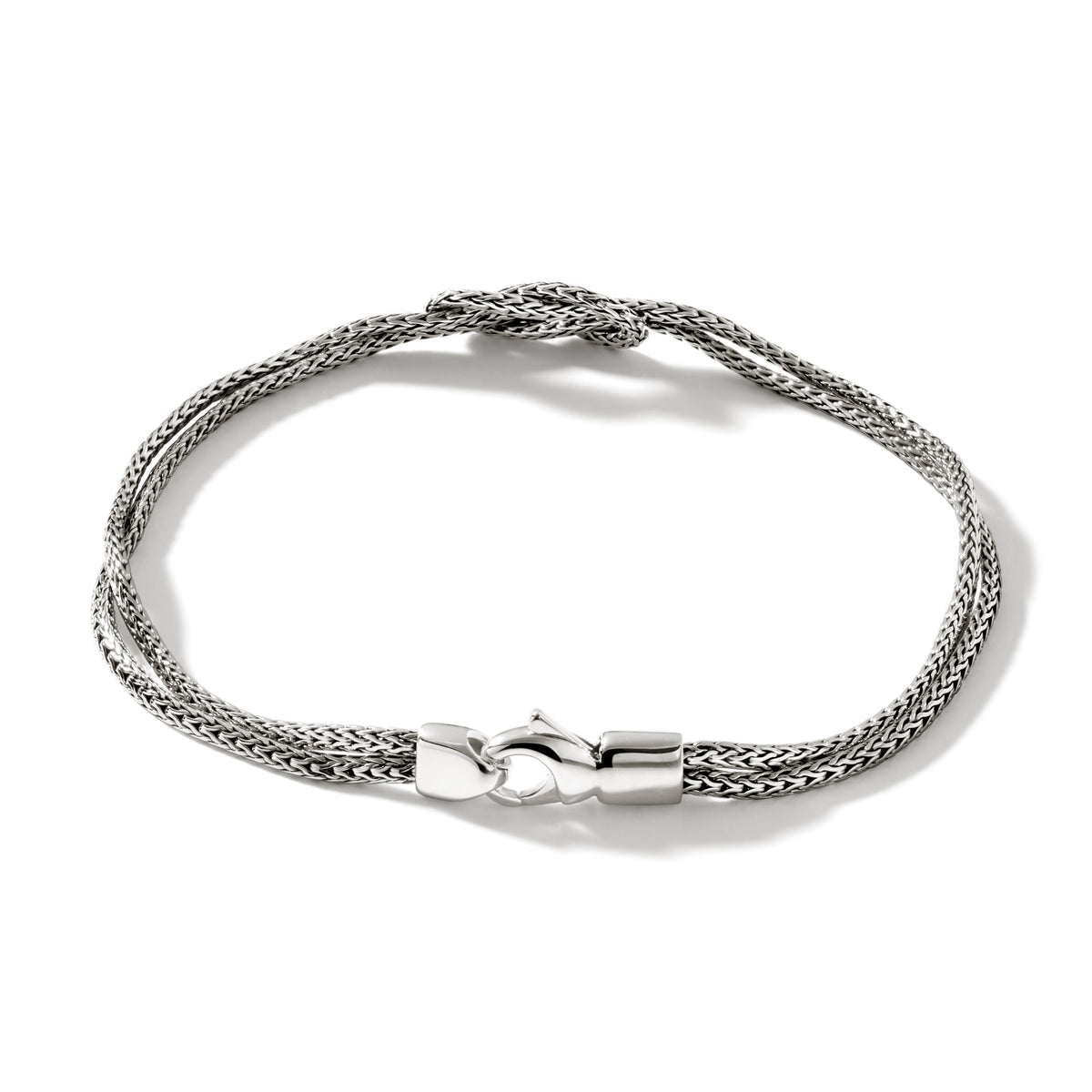 Love Knot Bracelet, Sterling Silver, 3.6MM