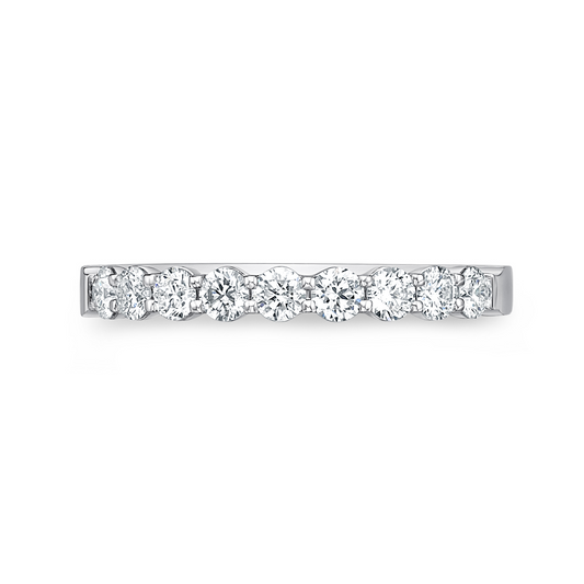 PLATINUM PETITE DIAMOND .52CTW BAND