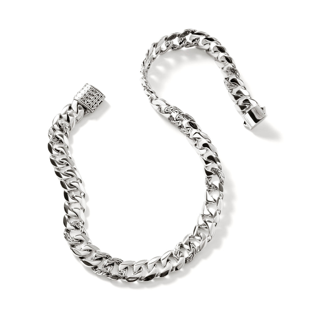 SS 14MM CLASSIC CURB CHAIN NECKLACE