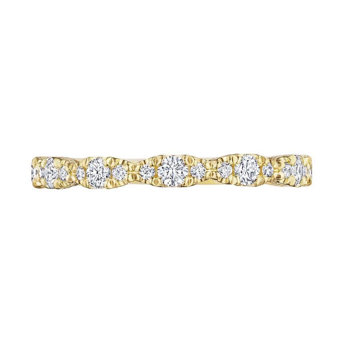 18KY DIAMOND BAND .56TWT