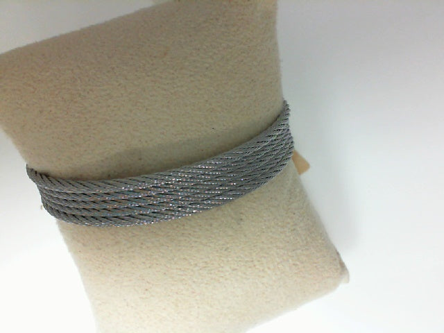 SS GREY CABLE CUFF