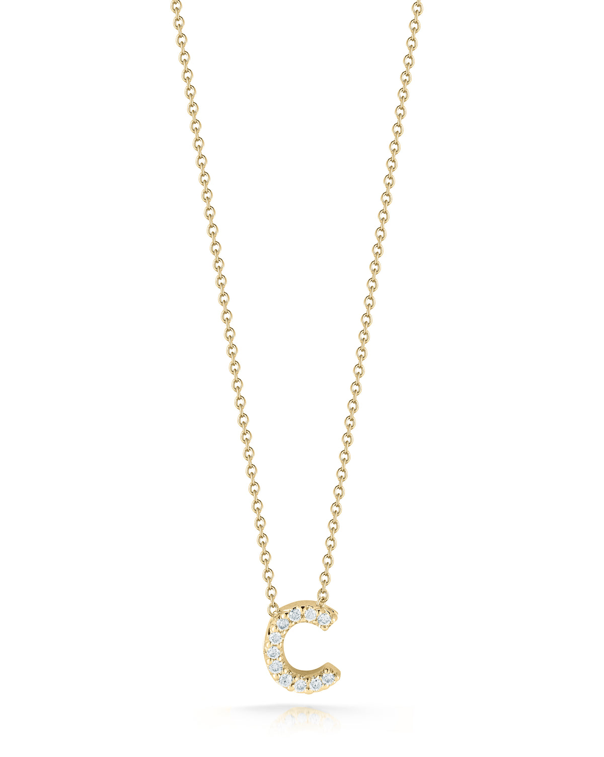 18KY TINY TREASURES DIAMOND LOVE LETTER C