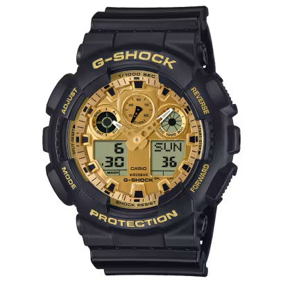 GA-010 SERIES ANALOG-DIGITAL BLACK & GOLD