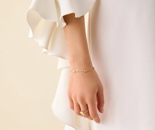 MARCO BICEGO 18KY SIVIGLIA SMALL BEAN BRACELET