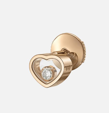 18KR MY HAPPY HEARTS SINGLE EARRING STUD