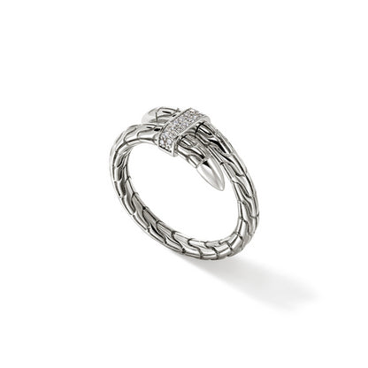 SS SPEAR DIAMOND RING