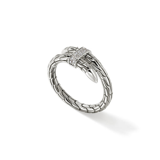 SS SPEAR DIAMOND RING