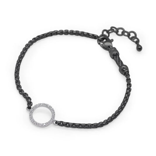 ALOR OPEN CIRCLE CHAIN BRACELET