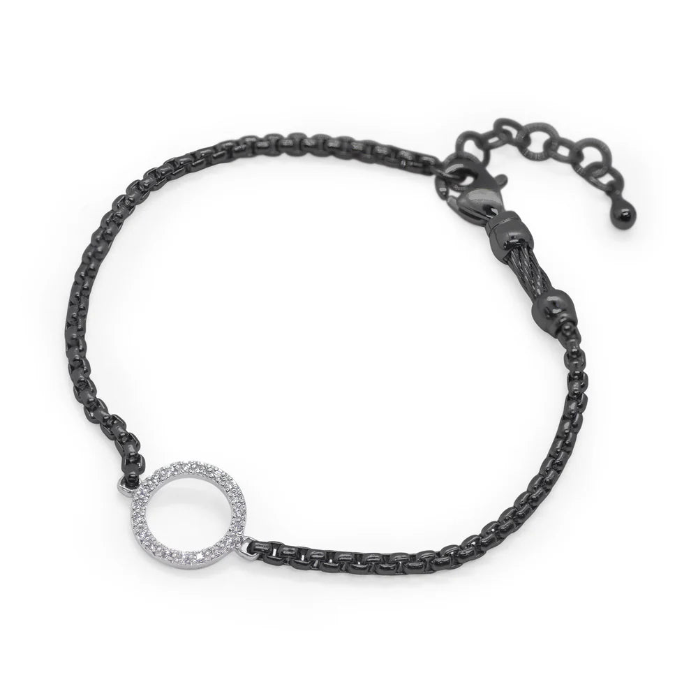 ALOR OPEN CIRCLE CHAIN BRACELET