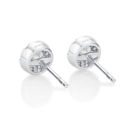 18KW DIAMOND STUDS EARRINGS
