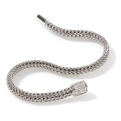 SS CLASSIC CHN DIA PAVE BRAC