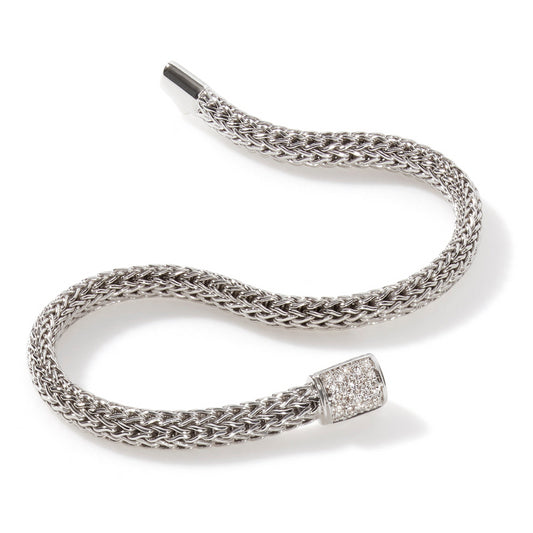 SS CLASSIC CHN DIA PAVE BRAC
