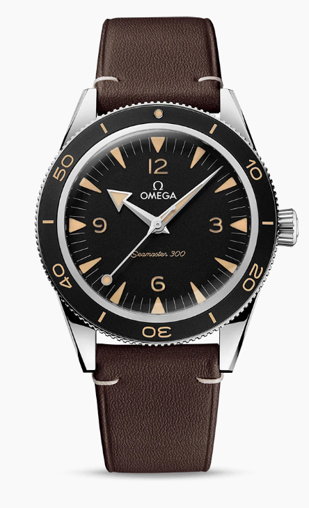 41M SS SEAMASTER 300 BLACK DIAL