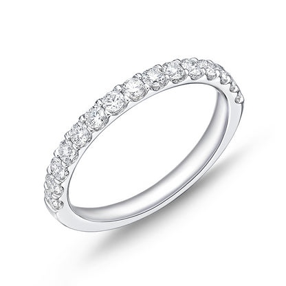 18KW ODESSA DIAMOND HALFWAY WEDDING BAND
