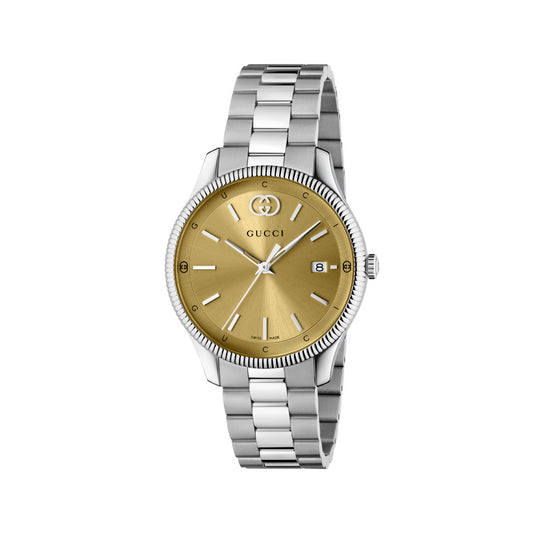 38MM SS G-TIMELESS GOLD PLATED DIAL