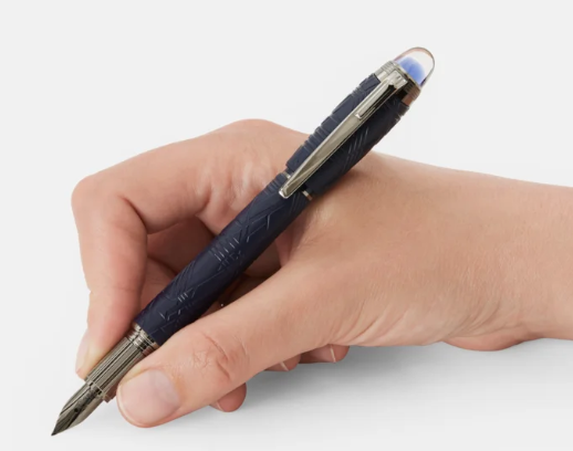 STARWALKER SPACE BLUE RESIN FOUNTAIN PEN