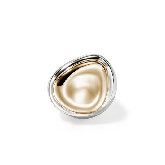 SS/14KY PEBBLE RING