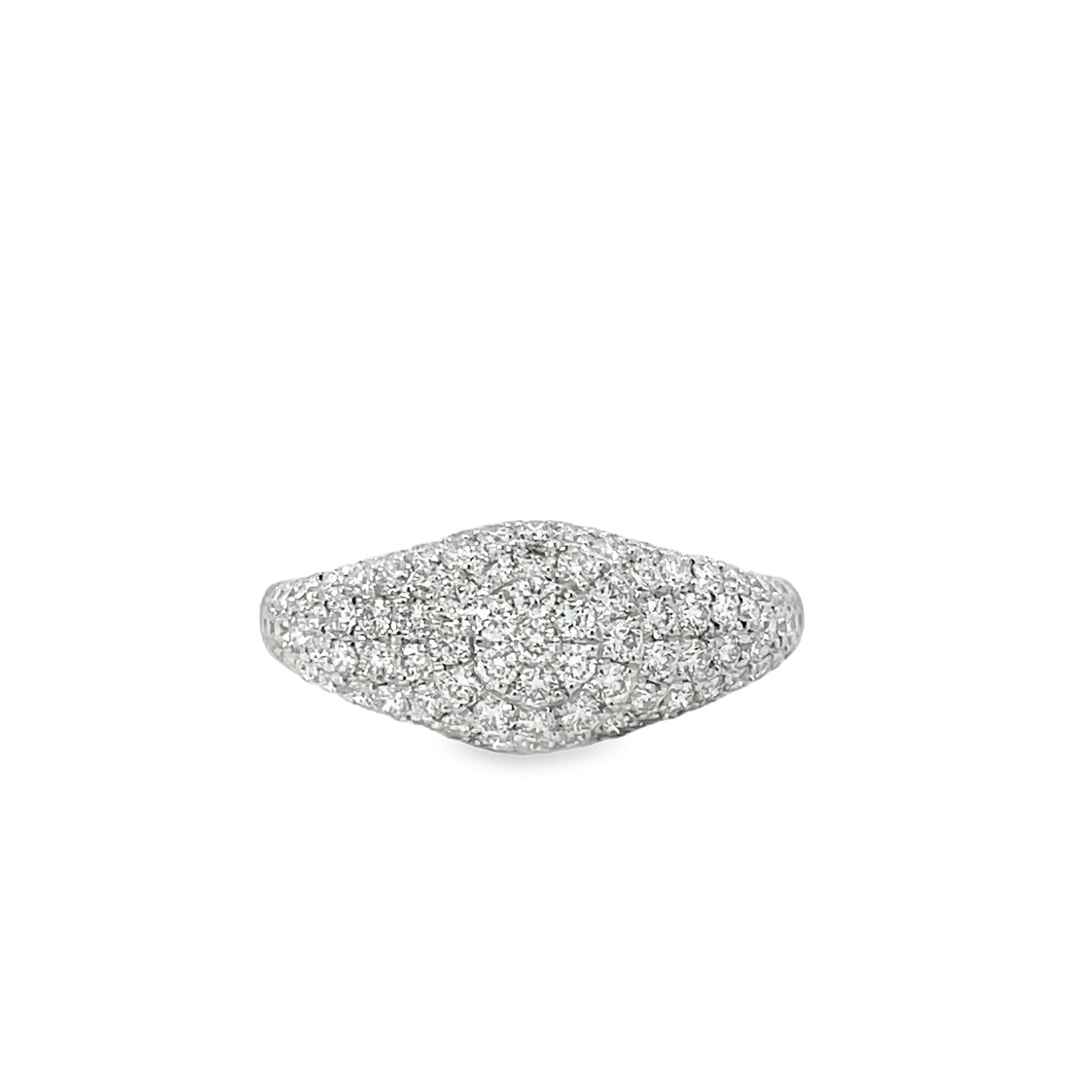 18KW DIAMOND PARAMOUNT SIGNET RING